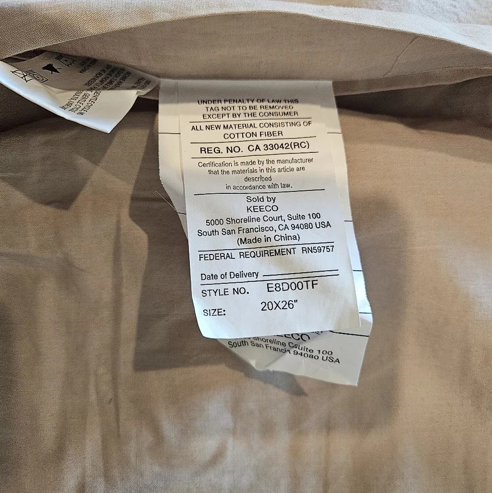 Lightweight Cotton Coverlet and 2 Pillow Shams